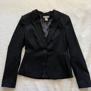 H&M Fitted Black Blazer